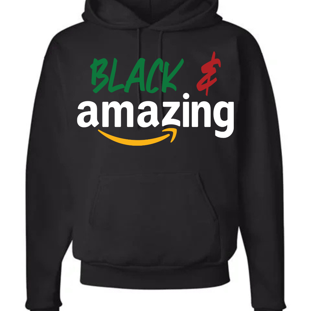 BLACK & AMAZING (HOODIE)