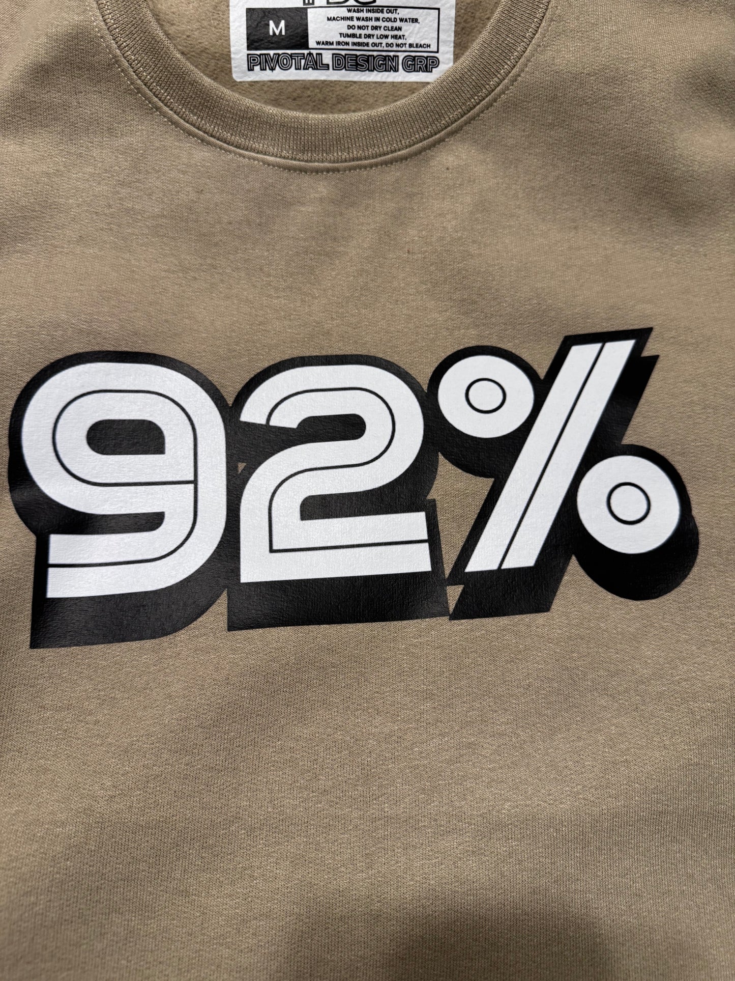 92% (Hoodie)